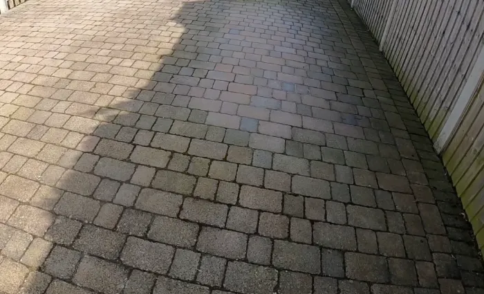 Paver Cleaning before, Brandon FL